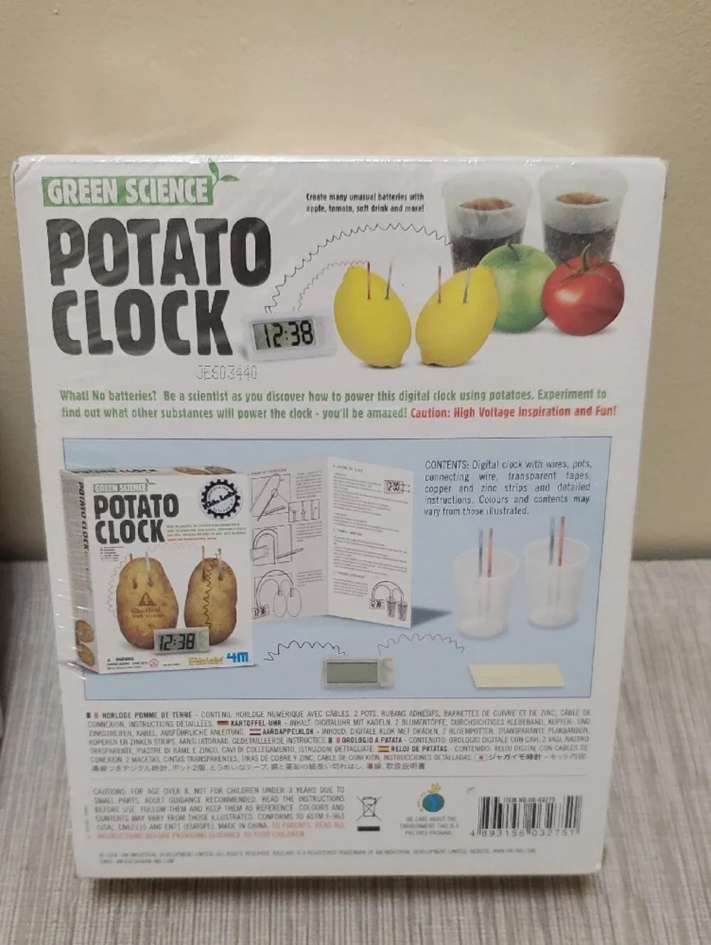Green Science Potato Clock and Tin Can Robot Bundle